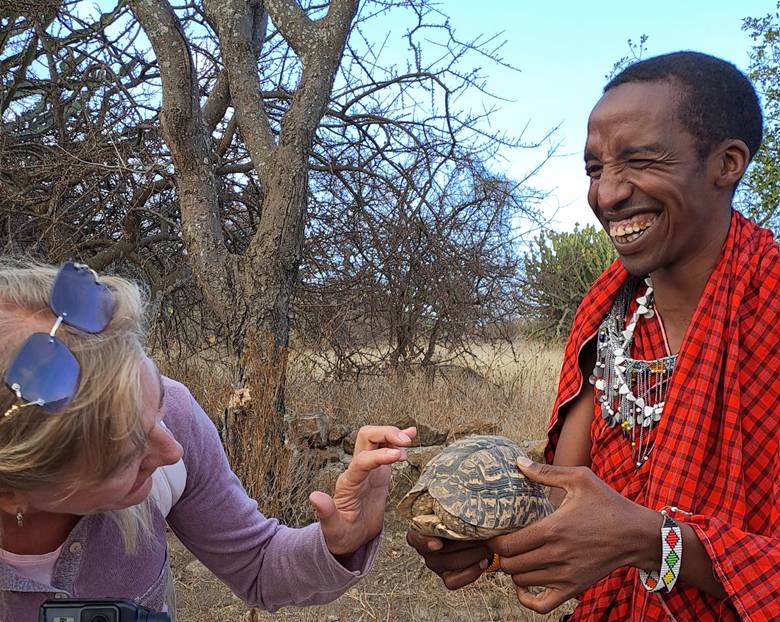 Masai ratnici u Masai Lodge-u